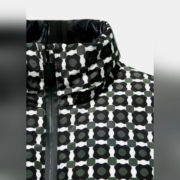 Zara Black & White Geometric Track Jacket And Pants (Set) - Picture 7 of 10